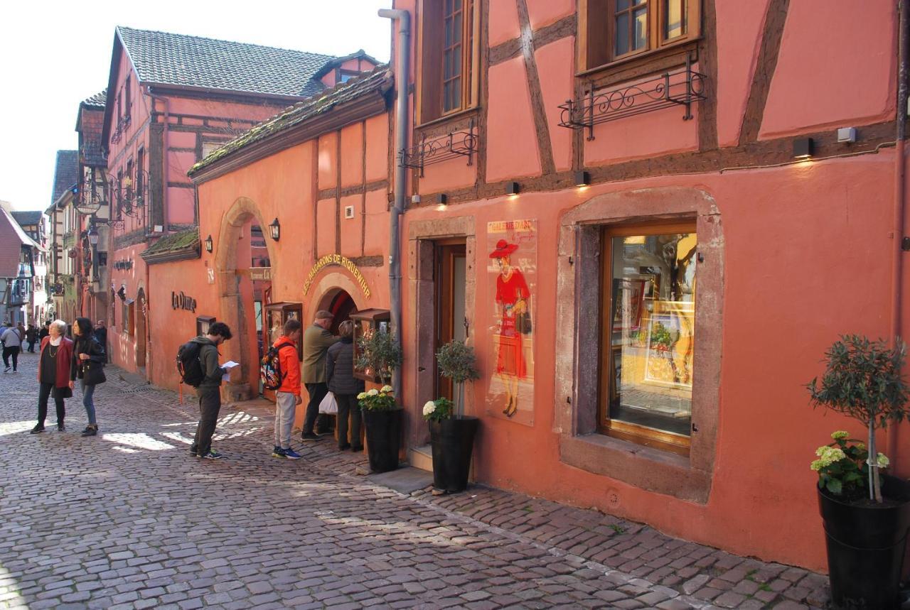 Gite "Au Coeur De Riquewihr - Vue Sur Le Vignoble" A Riquewihr Lägenhet Exteriör bild