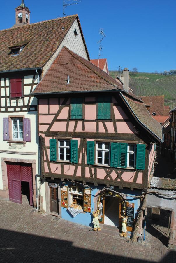 Gite "Au Coeur De Riquewihr - Vue Sur Le Vignoble" A Riquewihr Lägenhet Exteriör bild