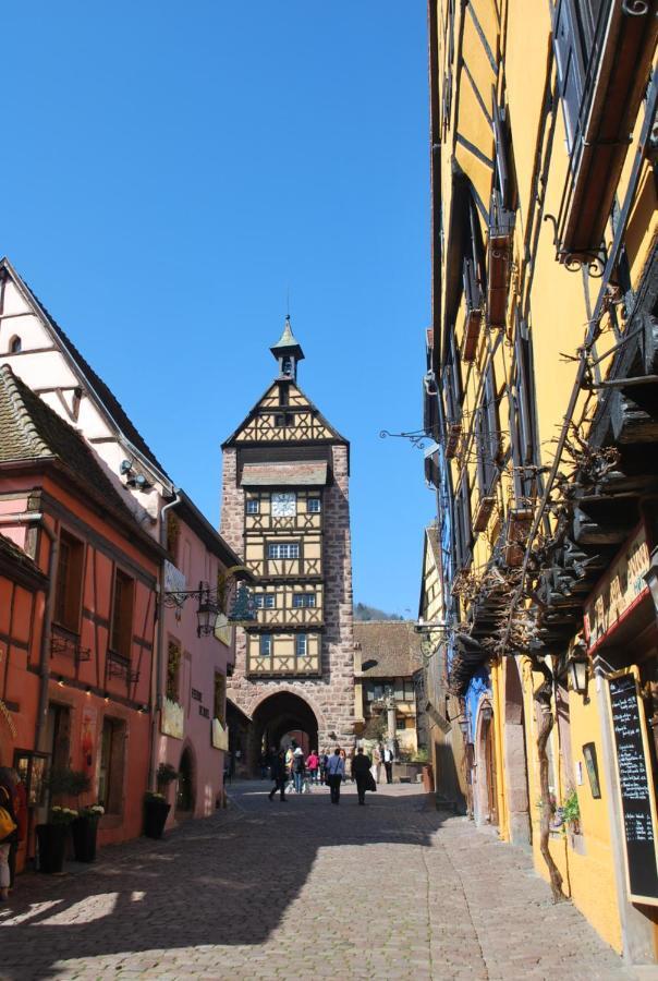 Gite "Au Coeur De Riquewihr - Vue Sur Le Vignoble" A Riquewihr Lägenhet Exteriör bild